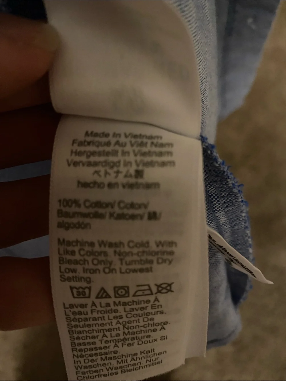J. Crew Chambray Button-Down Shirt in Light Blue